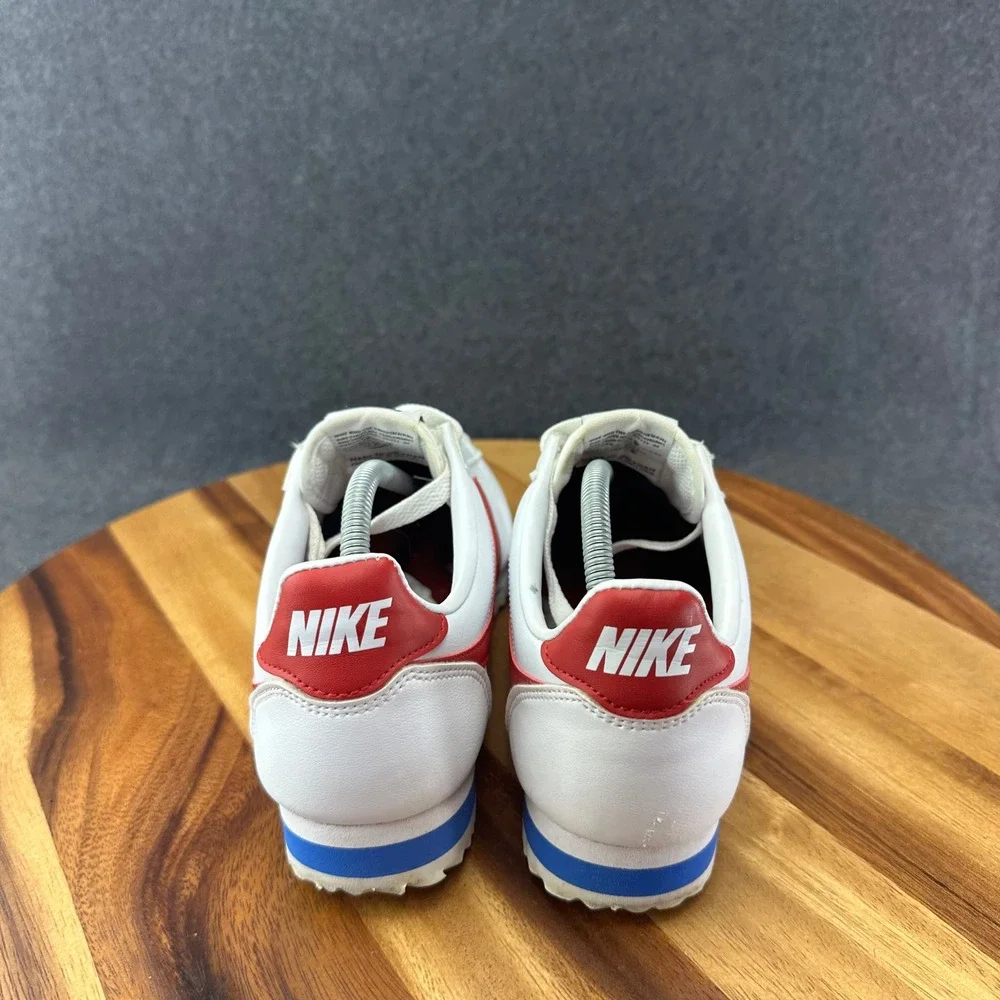 Nike Classic Womens Cortez Leather Forrest Gump White Red 807471-103 Size 8
